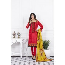 Red Suit Spring New Sahil Exclusive Printed Lawn by ZS  Dresses