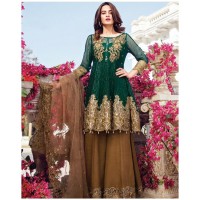 Chiffon Embroidered Dress with Net Embroidered Dopatta LB-FR