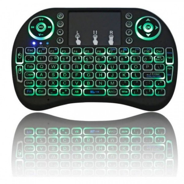 Buy Backlit Led Mini Wireless Keyboard Touchpad For Pc Android Tv Box 