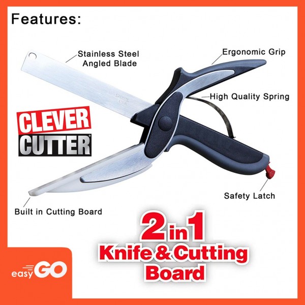 Clever Cutter 2 IN 1 Kitchen Knife & Cutting Board buy in Pakistan