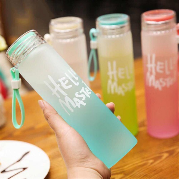 Hello Master 400ml glass water bottle safe for health - Buyon.pk