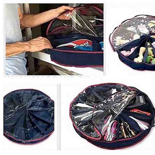 Round shoe sale organizer