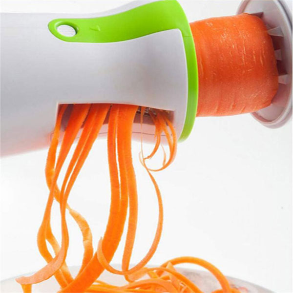 Portable Spiralizer Vegetable Slicer Handheld Spiralizer Peeler Stainless  Steel Spiral Slicer 