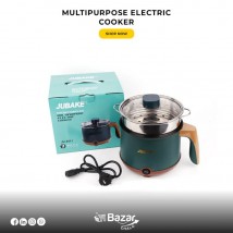 Jubake Electric Multifunction Nonstick Hot Pot Cooker, Steamer & Kettle