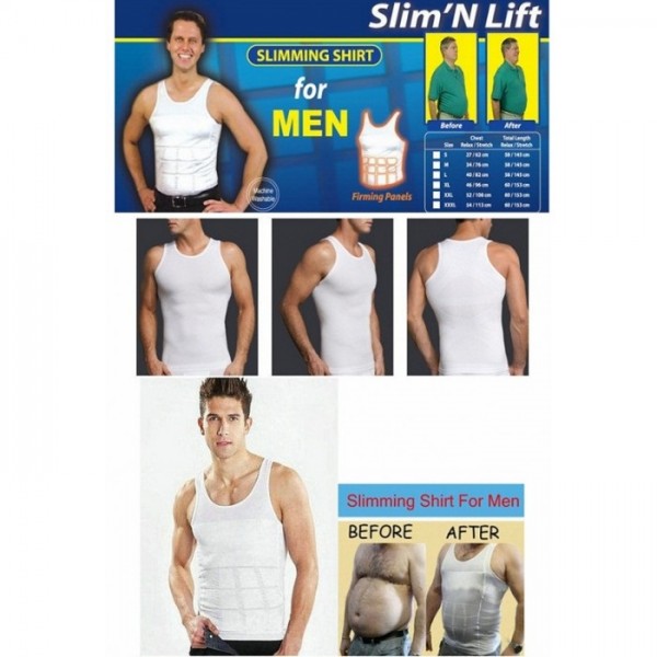 Buy Slim And Lift Slimming Shirt For Men M - L - Xl online in Pakistan