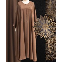 Brown Color Jilbabi maxi plintess