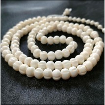 100% Genuine Camel Bone Tasbih: 100 Round Prayer Beads (8mm Size)