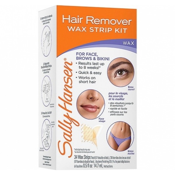 Sally Hansen Hair Remover Wax Strips 34 - Buyon.pk