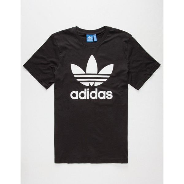 Black Adidas Logo Graphics T-shirt - Buyon.pk