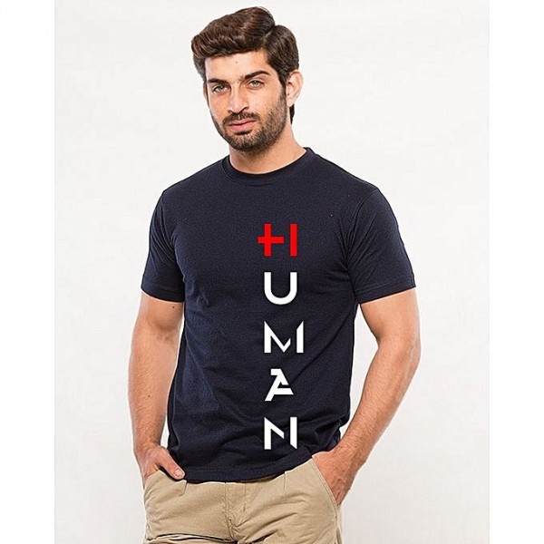 Buy Human Printed T shirt For Him black online in Pakistan | Buyon.pk
