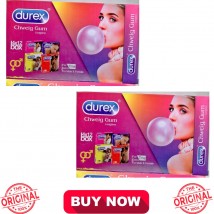 Original Durex Delay Timing Bubble Gum Chewing Gum For Men - Pack of 16