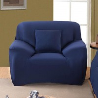 1 Seater Sofa Cover-Jumbo Size-Cotton Jersey-Anti-Slip