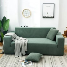 Jersey Sofa Covers-5 Seater (3+1+1)- Standard Size- Cotton Jersey - Washable - Soft and Comfortable