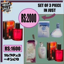 Set of 3  perfumes available in very low price 