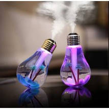 Bulb Shape Humidifier Aromatherapy With Beautiful Night Lamp