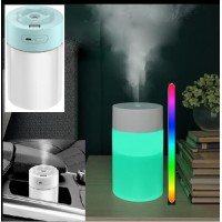 Mini Air Humidifier 300Ml Aromatherapy and Home Fragrance Colorful Cup Rotation Led Light Cool Mist Usb Home Room Office Desk Car Ultrasonic Humidifier Aroma Therapy