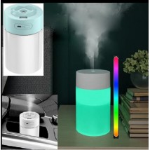 Mini Air Humidifier 300Ml Aromatherapy and Home Fragrance Colorful Cup Rotation Led Light Cool Mist Usb Home Room Office Desk Car Ultrasonic Humidifier Aroma Therapy