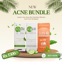 Acne Bundle Acnil R Cream & Facewash + Sun Q SunBlock