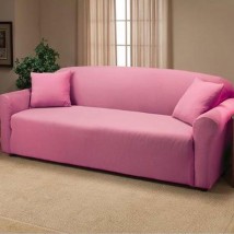 Hot Pink Sofa Cover 5 (3+2) Seater