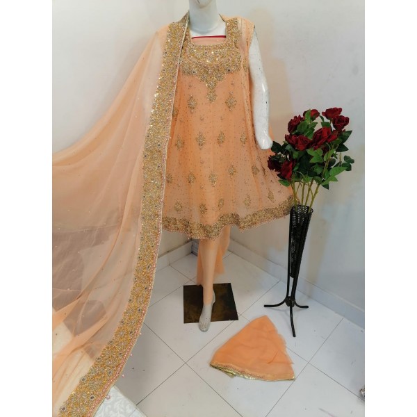 Nakshi work on clearance dress