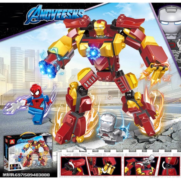 Planet X - Iron Man's Avengers Building Blocks Adventure - 3 Mini Super ...