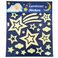 GLOW IN THE DARK - STARS STICKERS