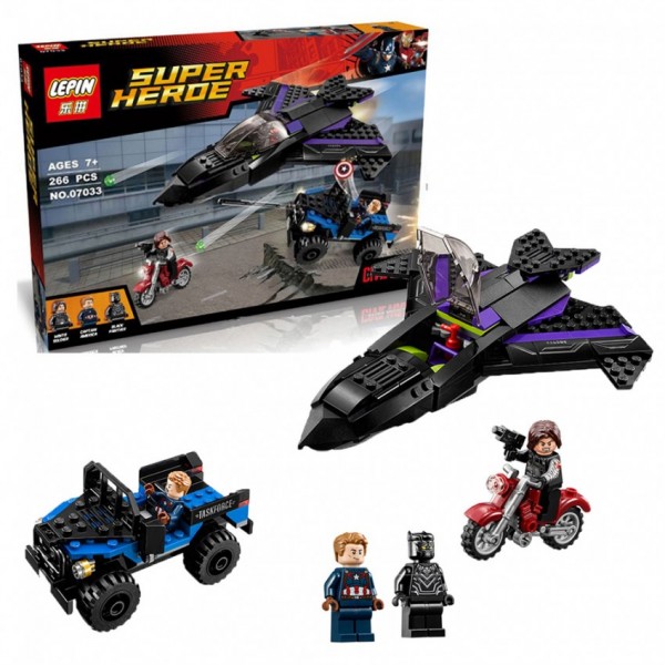 AVENGERS LEGO - BLACK PANTHER PURSUIT - Buyon.pk