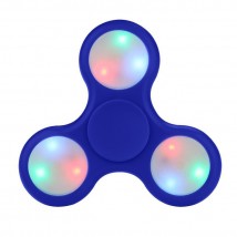 3 Sided Led Light Fidget Spinner - Blue