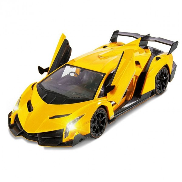 RC - Lamborghini Veneno - Yellow Door open funtion - Buyon.pk