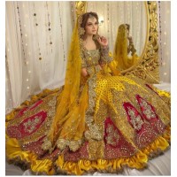 Full Heavy Mayo Mehndi Bride Dress