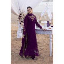 Dark Purple party wear dress for women 