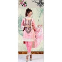 Pink Original Embroidered Lawn Suit 