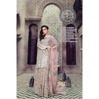 EMBRIODERED LAWN SUIT WITH NET DUPPATA 