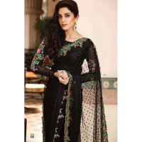 FULL EMBROIDERED Black SAREE with sequence body