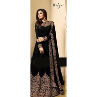 Black Colour Chiffon Long Maxy For Women