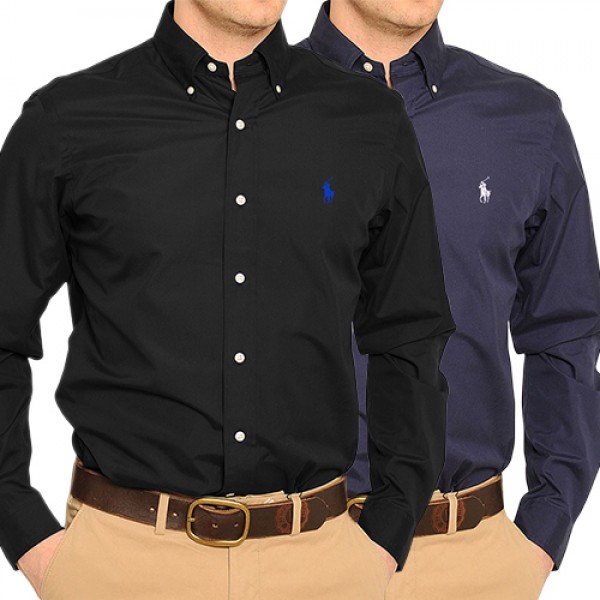 Pack Of 2 - Polo Ralph Lauren Button-Down Designer Shirts 