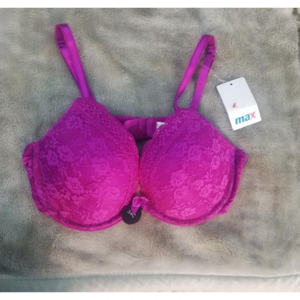 Buy Branded and Beautiful Plum Colored Bra from Max Fashion Size 34C ...