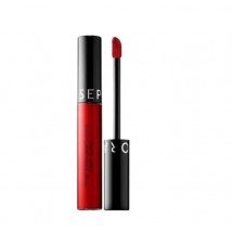 Sephora Cream Lip Stain Liquid Lipstick in 96 Red Velvet, 0.08 oz - Travel size