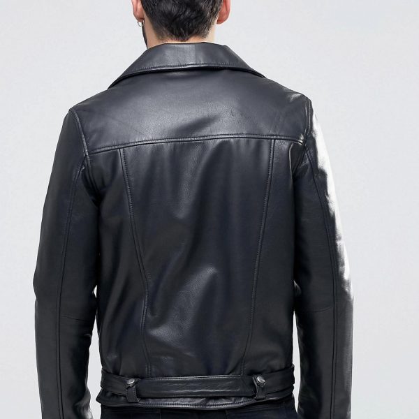 Highstreet Fashion Brown Men Faux Leather Jacket - Buyon.pk