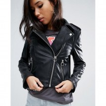 Moncler Highstreet Black Faux Leather Jacket Black For Women