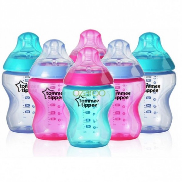 Tommee Tippee Colour My World Bottles Blue 3 Pack
