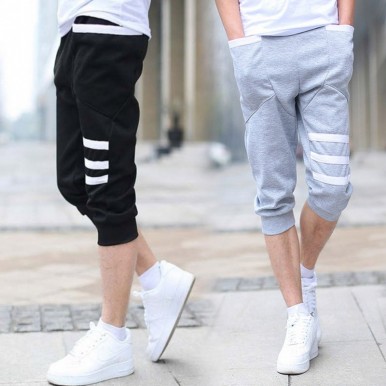 three quarter joggers mens