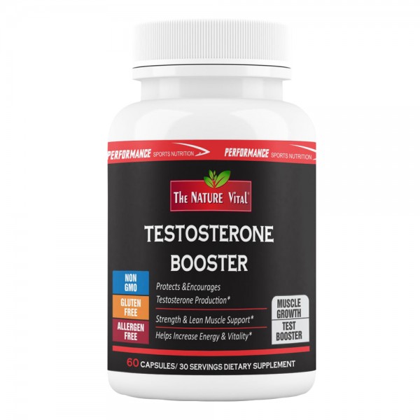 The Nature Vital Performance Testosterone Booster 60 Capsules - Buyon.pk