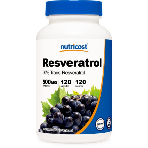 Trans-Resveratrol, 120 Capsules - Buyon.pk