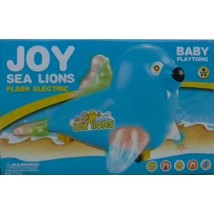 Battery Operated Joy Sea Lion Flash Electric Toy for Kids - 1 Piece