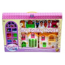 High Quality My Family Doll House With Doll for Girls - Large