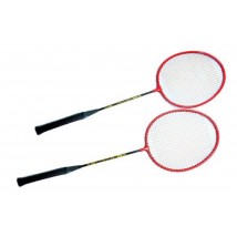 High Quality Chinese Li-Ning Badminton Rackets Pair With Net and Shuttle Cock