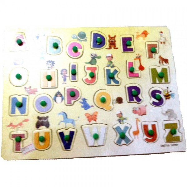 Buy Wooden Learning Urdu/Counting (1-20) English (Small and Capital ...