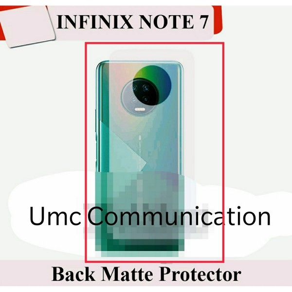 infinix note 7 back glass