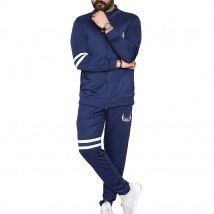 WINGS Blue Stripe Sports Tracksuits